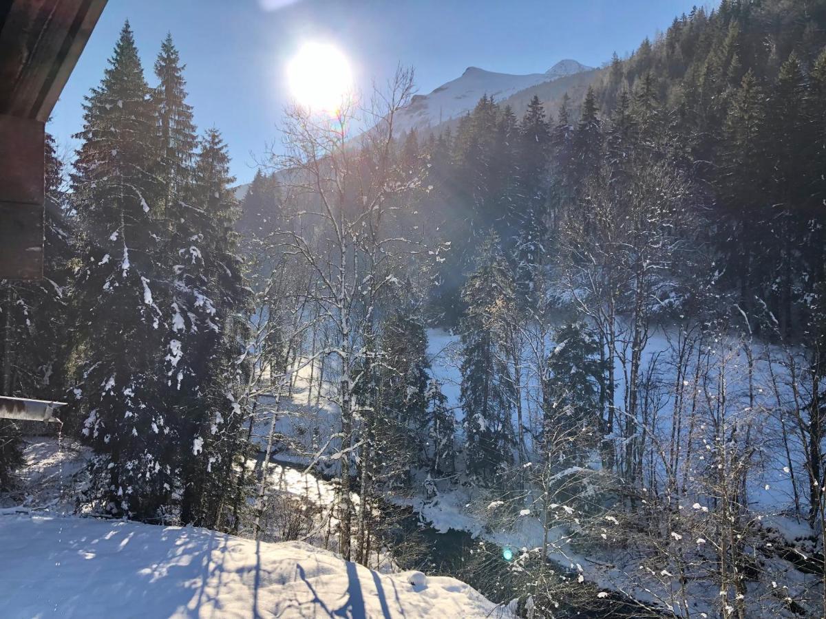 Chalet Riviere Du Bon Nant Location De 6 A 14 Personnes En Haute Savoie 생제르베레뱅 외부 사진